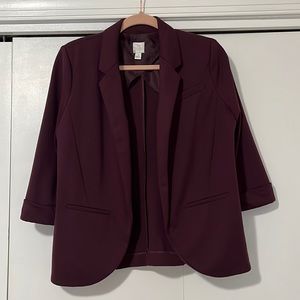 Lauren Conrad plum blazer
